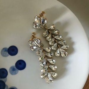 Vintage Napier chandelier clip-on earrings